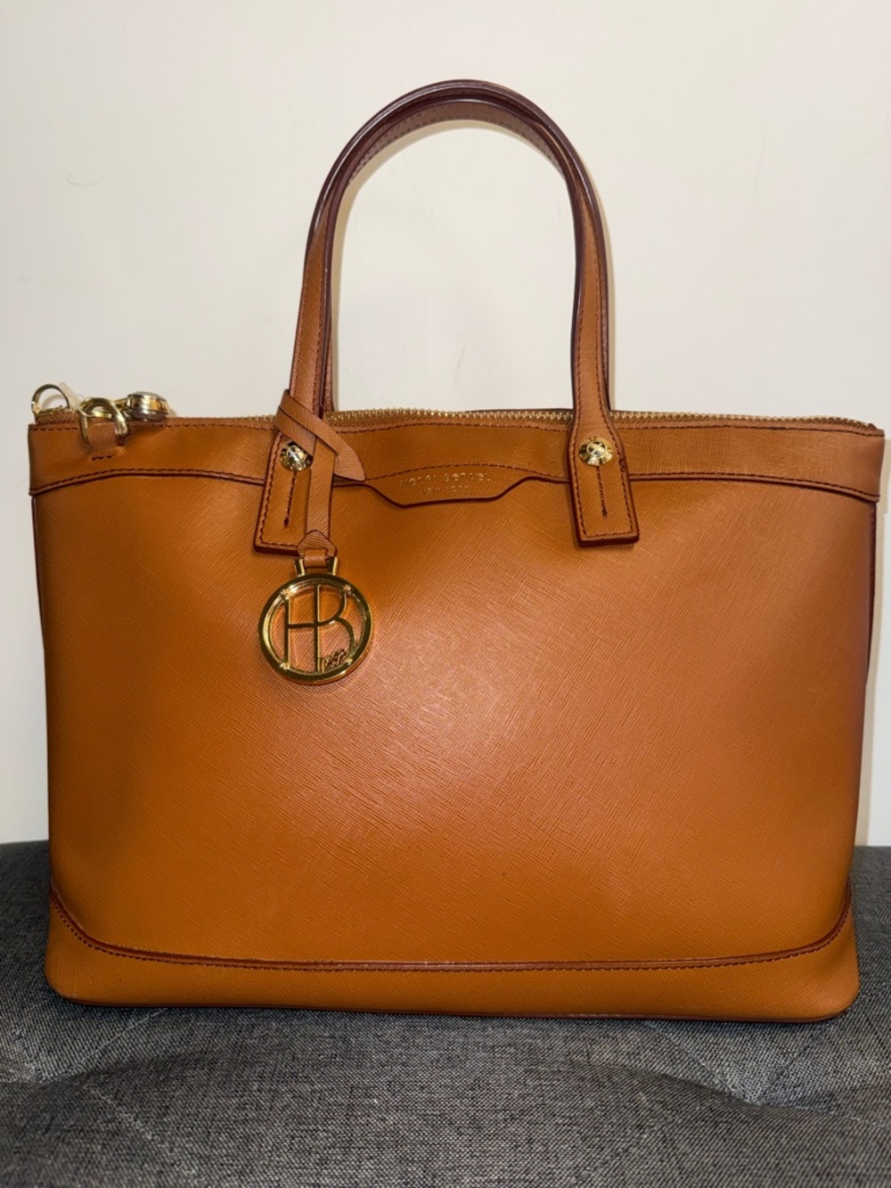 Henri Bendel West 57th Satchel Crossbody  Camel NWOT